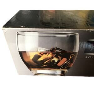 Monte Carlo by Pasabahce Set of 4 Double Old Fashion 11.5 Ounce Lead Free